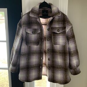 BAGATELLE Plaid Shacket/ Shirt Jacket